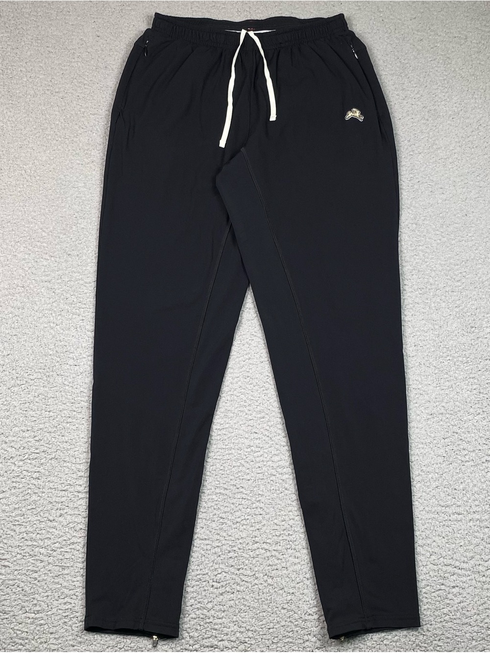 Tracksmith Running Pants Men's Size M Black Stretch Nylon Athletic Performance *